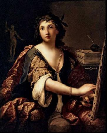 SIRANI, Elisabetta Self portrait oil painting picture